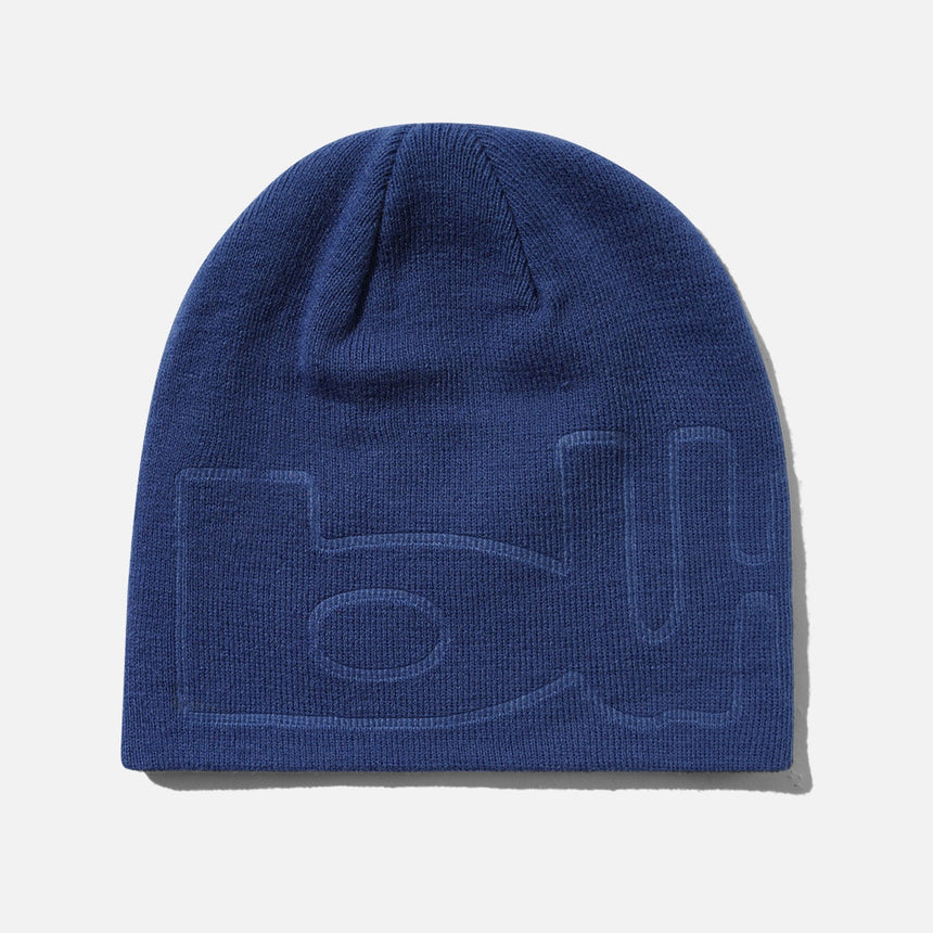 BUTTER GOODS Warped Skully Beanie - Marine