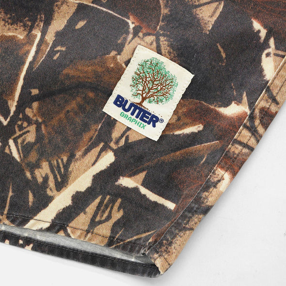 BUTTER GOODS Washed Pocket Shirt - Camo