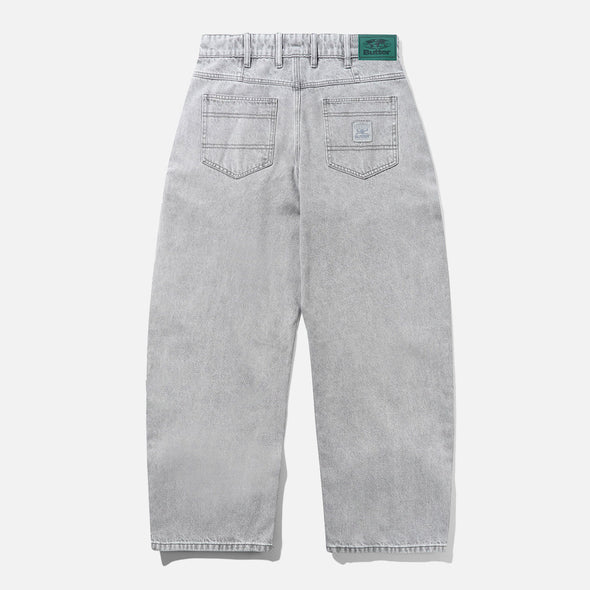 BUTTER GOODS Wide Cut Denim Jeans - Grey Wash