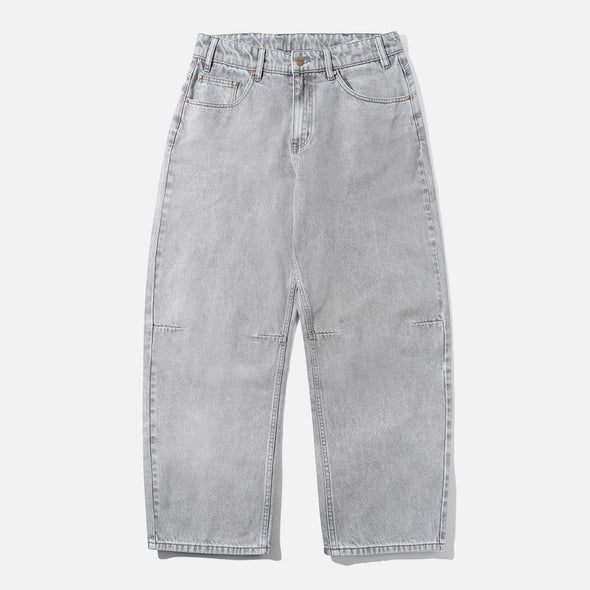 BUTTER GOODS Wide Cut Denim Jeans - Grey Wash