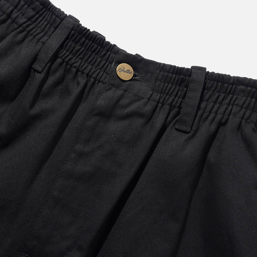 BUTTER GOODS Wide Leg Pants - Black