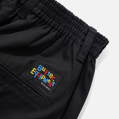 BUTTER GOODS Wide Leg Pants - Black