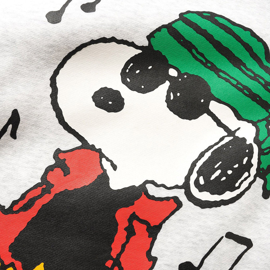 BUTTER GOODS X PEANUTS Music Crewneck - Ash