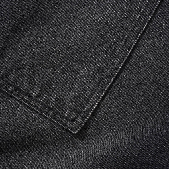 BUTTER Patch Pocket Denim Shorts - Faded Black