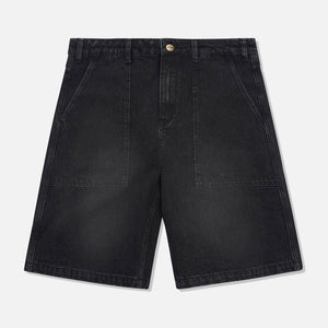 BUTTER GOODS Patch Pocket Denim Shorts - Faded Black