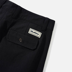 BUTTER GOODS Pleated Trousers - Black