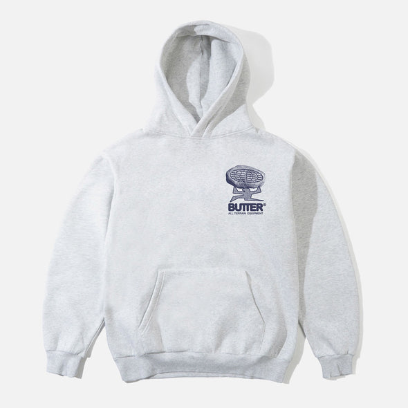 BUTTER GOODS Terrain Pullover Hood - Ash