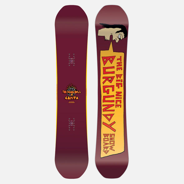 CAPITA X The Bombhole - The Big Nice Burgundy Snowboard