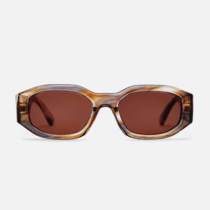 CHPO Brooklyn Sunglasses - Cigar Smoke/Brown