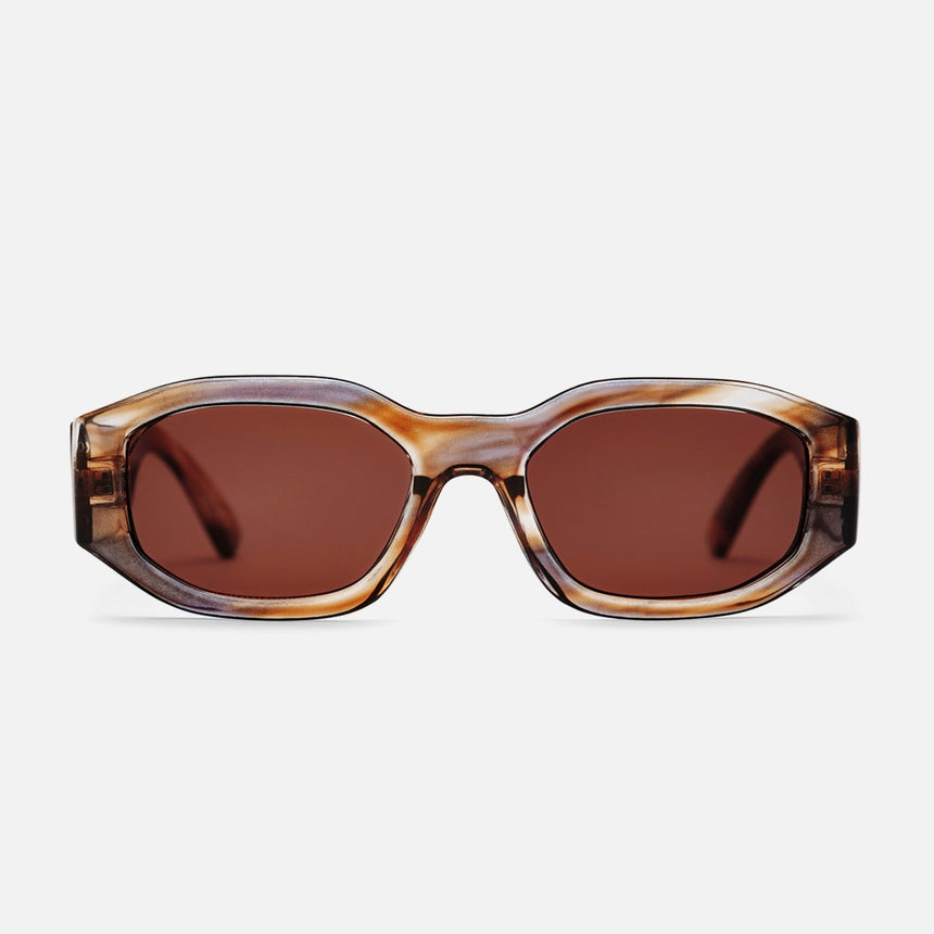 CHPO Brooklyn Sunglasses - Cigar Smoke/Brown