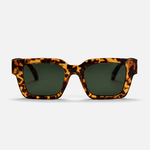 CHPO Max Sunglasses - Leopard/Green