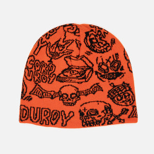 CORDUROY Fos Skully Beanie - Orange