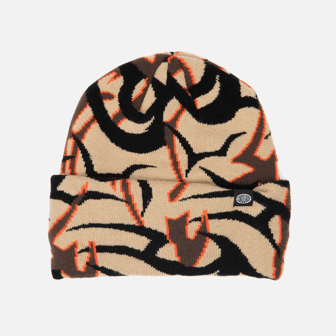 CORDUROY Tribal Camo Beanie - Khaki