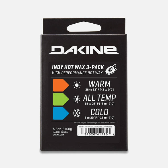 DAKINE Indy Hot Wax - 3 Pack (Assorted)