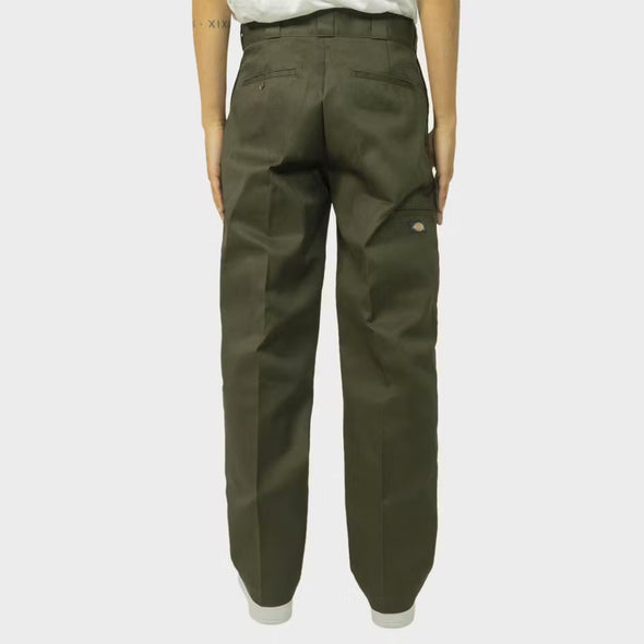 DICKIES 85-283 Loose Fit Double Knee Pant - Olive Green