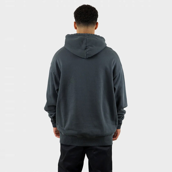 DICKIES Classic Label Heavyweight Oversized Box Fit Hood - Washed Graphite