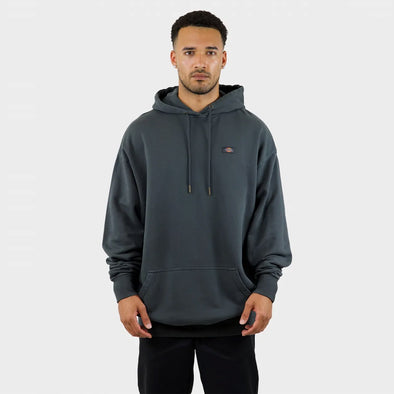 DICKIES Classic Label Heavyweight Oversized Box Fit Hood - Washed Graphite