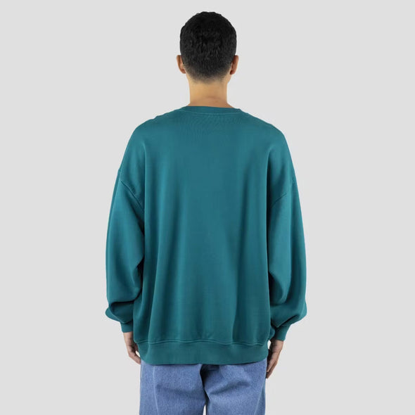 DICKIES Classic Label Washed Crew - Dark Lincoln Green