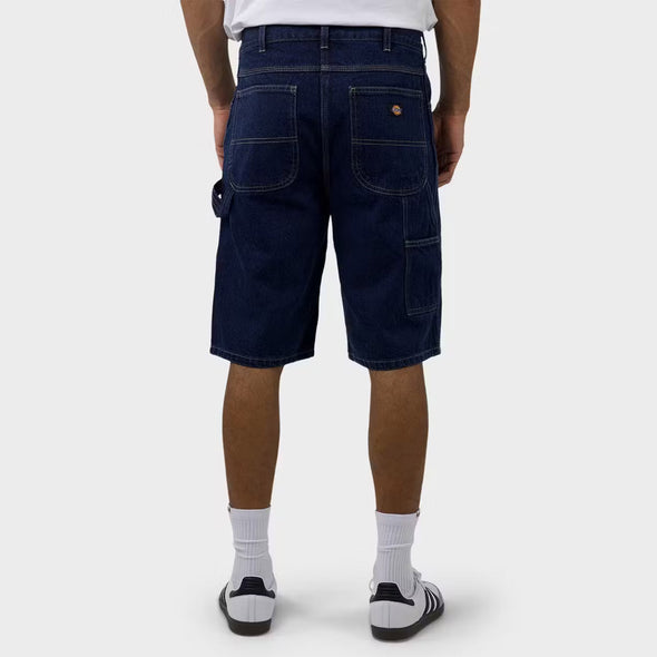 DICKIES Relaxed Fit Carpenter Denim 11" Short - Rinsed Indigo