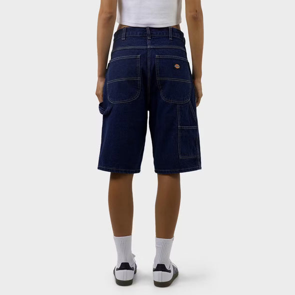 DICKIES Relaxed Fit Carpenter Denim 11" Short - Rinsed Indigo