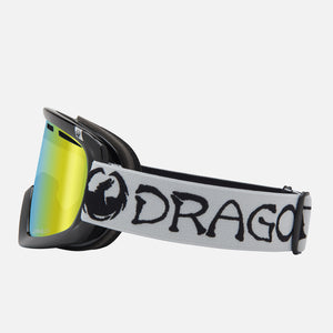 DRAGON D1 OTG Low Bridge Goggle 2026 - Classic Grey/Gold Ion