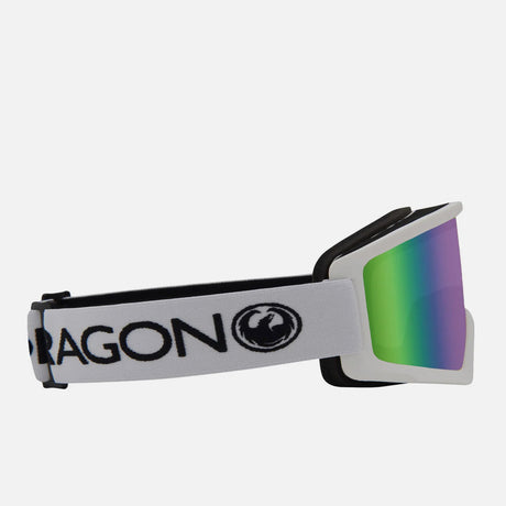 DRAGON DX3 OTG Low Bridge Goggle 2026 - White/Green Ion