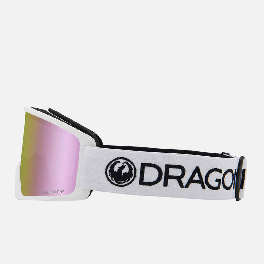DRAGON DX3 OTG Low Bridge Goggle 2026 - White/Pink