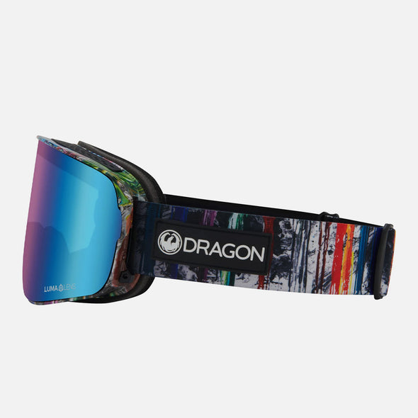 DRAGON NFX2 Low Bridge Goggle 2024 - Chris Bentchetler Signature/Blue Ion