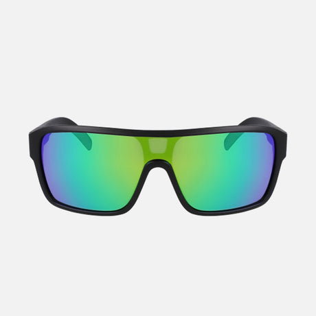 DRAGON Remix Polarized Sunglasses - Matte Black (Green Ion)