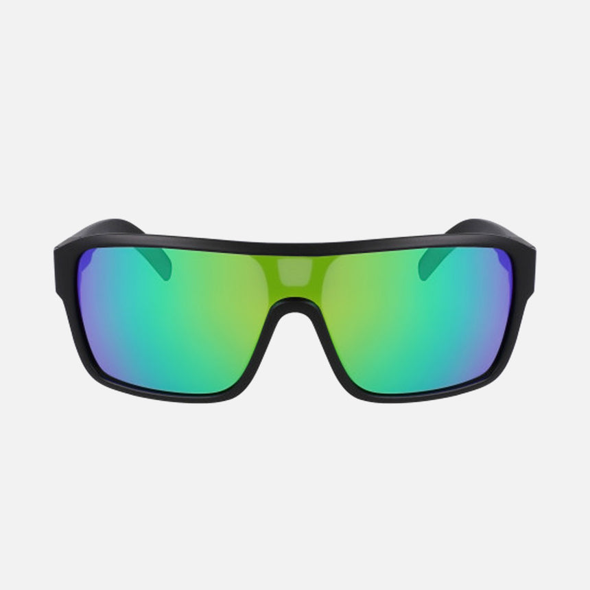 DRAGON Remix Polarized Sunglasses - Matte Black (Green Ion)