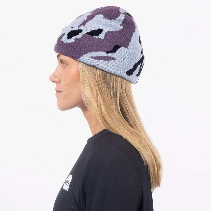 EIVY Heavy Jaquard Beanie - Purple Stray