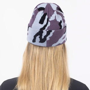 EIVY Heavy Jaquard Beanie - Purple Stray