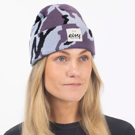 EIVY Heavy Jaquard Beanie - Purple Stray