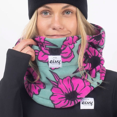 EIVY Mandy Fleece Balaclava - Turquoise Flower