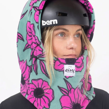 EIVY Mandy Fleece Balaclava - Turquoise Flower