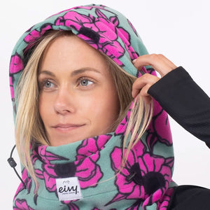 EIVY Mandy Fleece Balaclava - Turquoise Flower