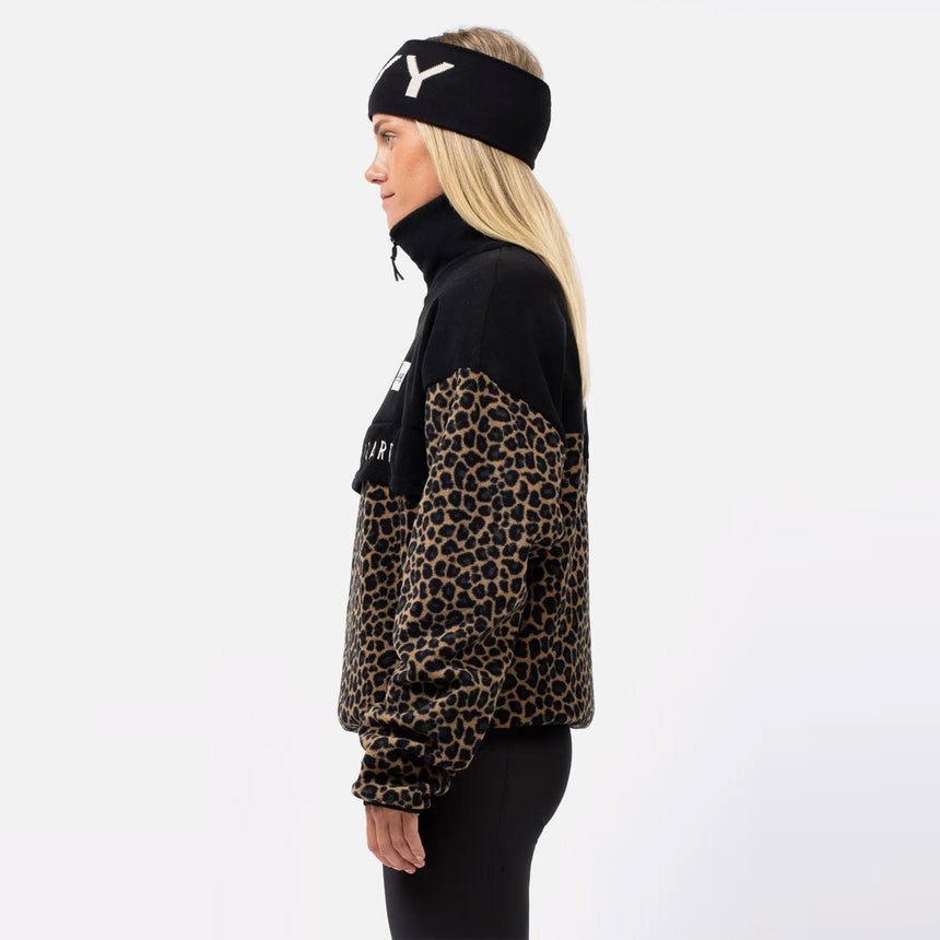 EIVY Women's Ball Fleece - Black/Leopard