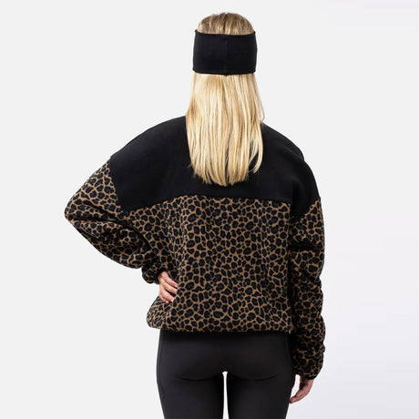 EIVY Women's Ball Fleece - Black/Leopard