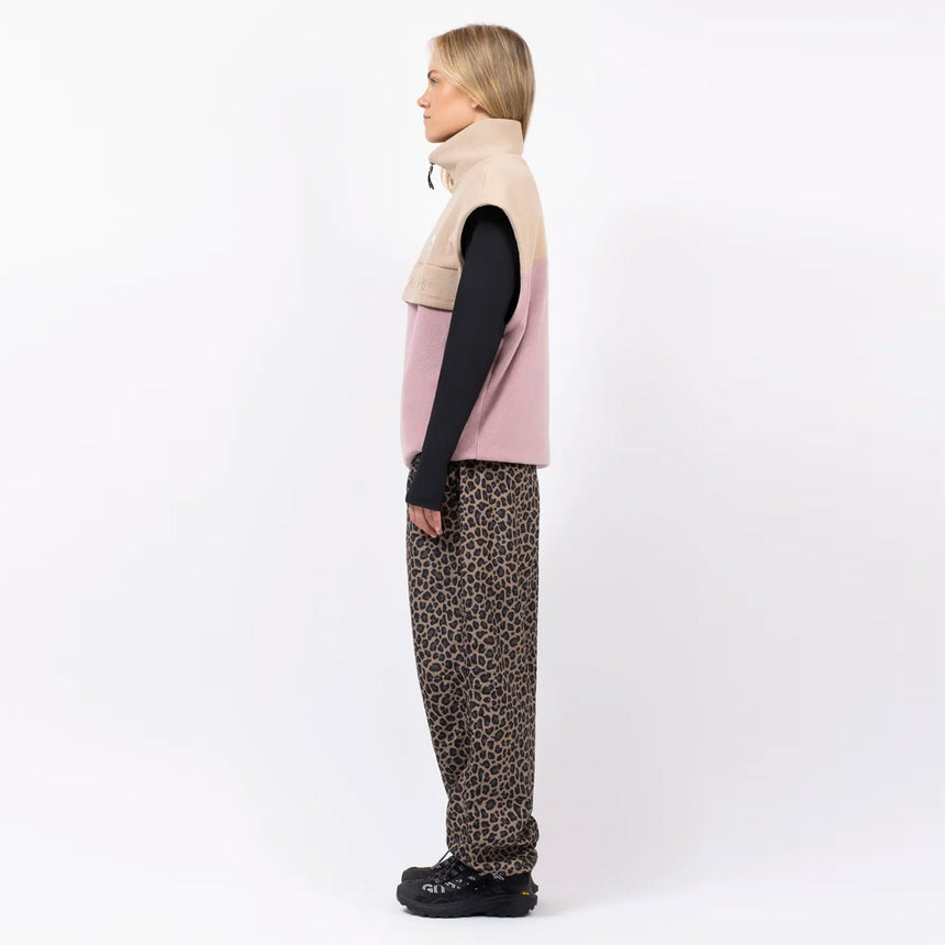 EIVY Women's Ball Fleece Vest - Sand/Faded Woodrose