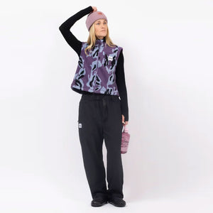 EIVY Women's Boxy Sherpa Vest - Purple Stray