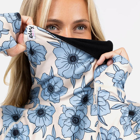 EIVY Women's Icecold Gaiter Top - Blue Flower