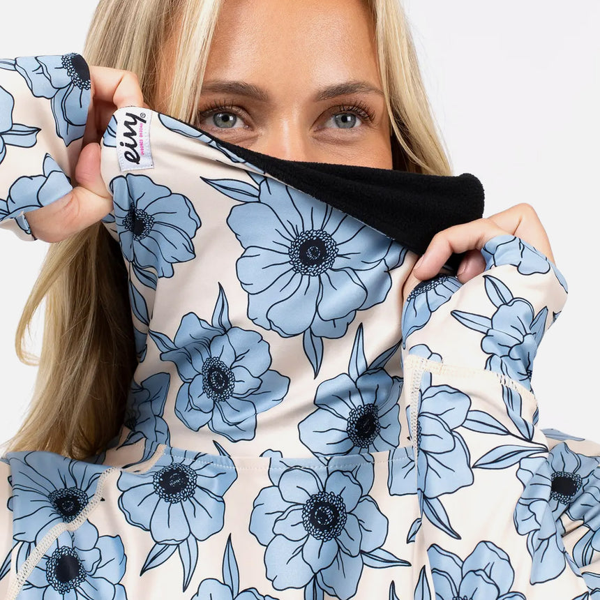 EIVY Women's Icecold Gaiter Top - Blue Flower