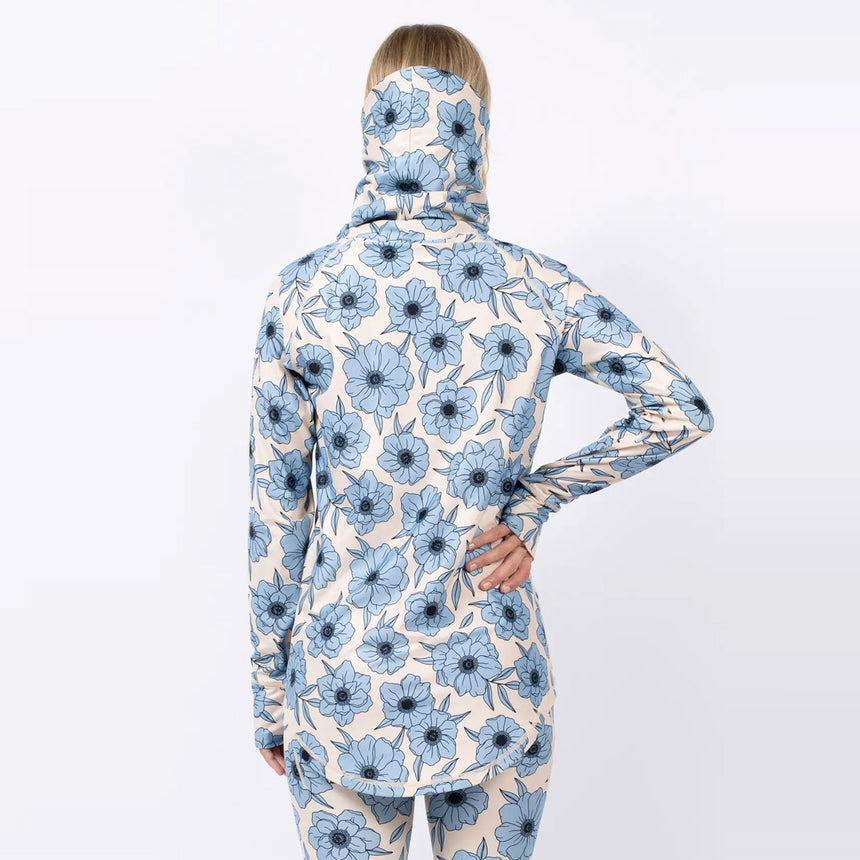 EIVY Women's Icecold Gaiter Top - Blue Flower