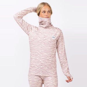 EIVY Women's Icecold Gaiter Top - Pastel Zebra