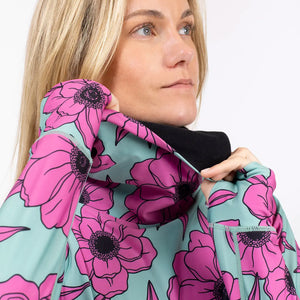 EIVY Women's Icecold Gaiter Top - Turquoise Flower