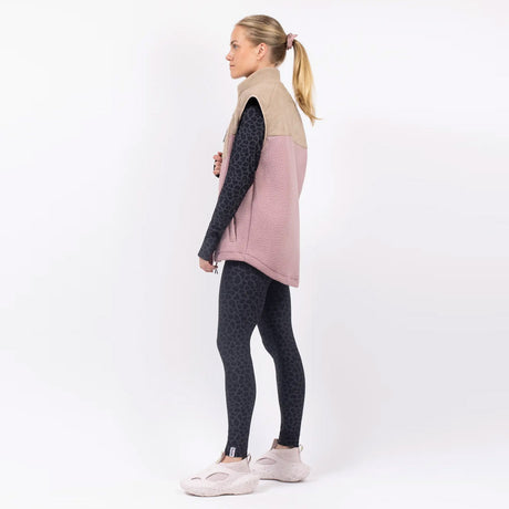 EIVY Women's Lumberjackie Sherpa Vest - Sand/Faded Woodrose