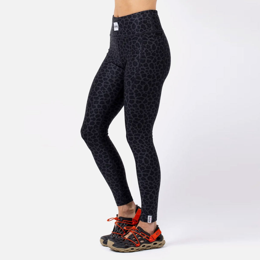 EIVY Women's Pocket Tights - Black Leopard