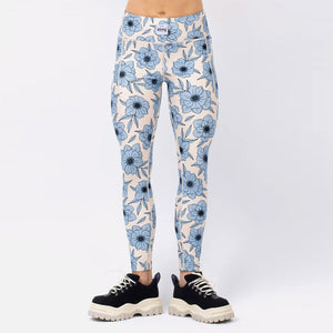 EIVY Women's Pocket Tights - Blue Flower