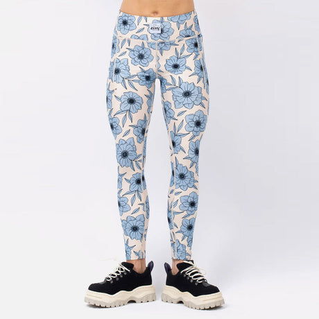 EIVY Women's Pocket Tights - Blue Flower