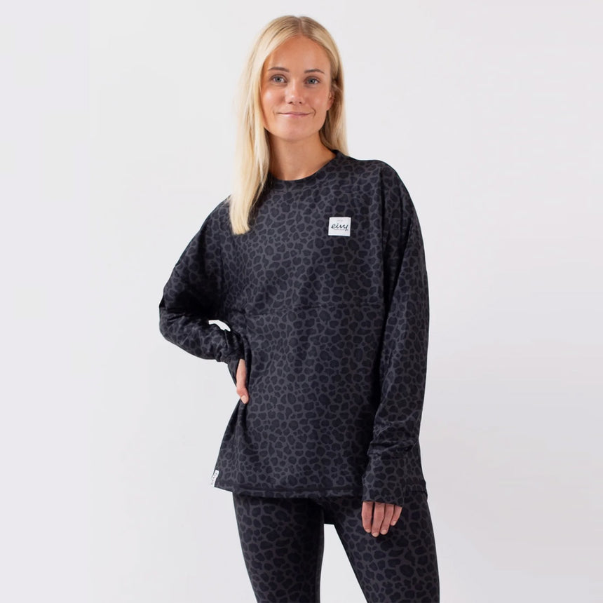 EIVY Women's Venture Top - Black Leopard